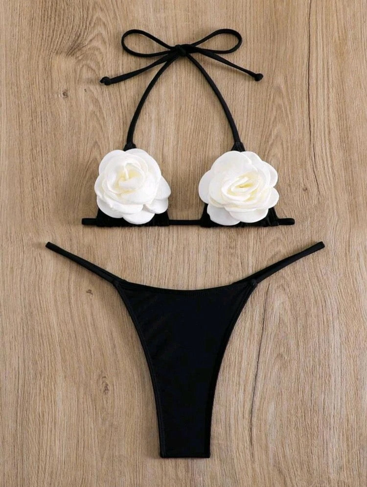 3D Flower Mini Bikini